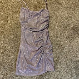 Lucy in the sky lavender glittery dress